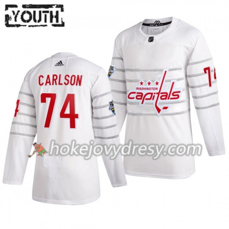 Dětské Hokejový Dres Washington Capitals John Carlson 74 Bílá Adidas 2020 NHL All-Star Authentic